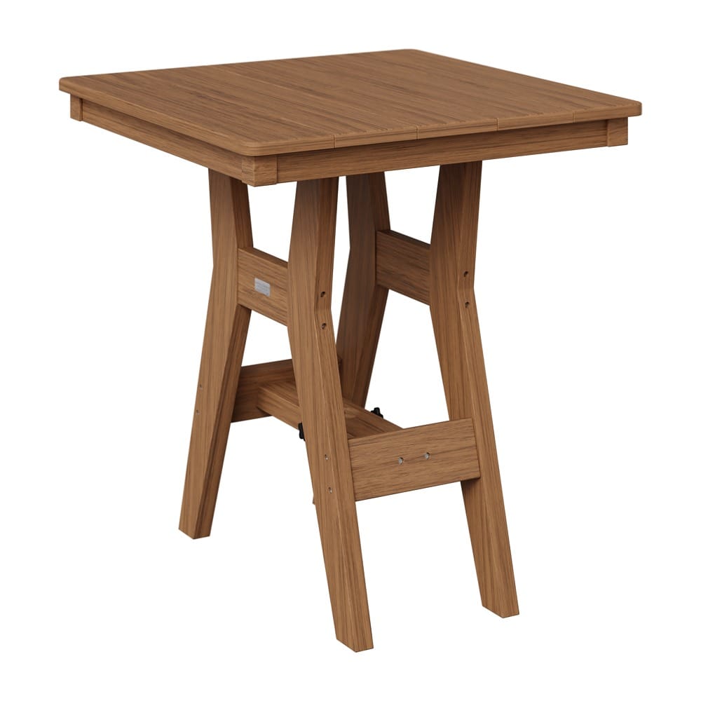 Berlin Gardens Poly Outdoor Bar Height Square Bistro Table