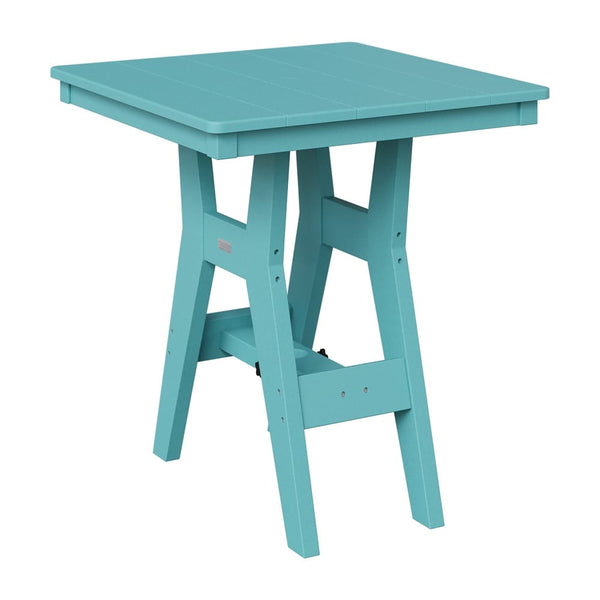 Berlin Gardens Poly Outdoor Bar Height Square Bistro Table