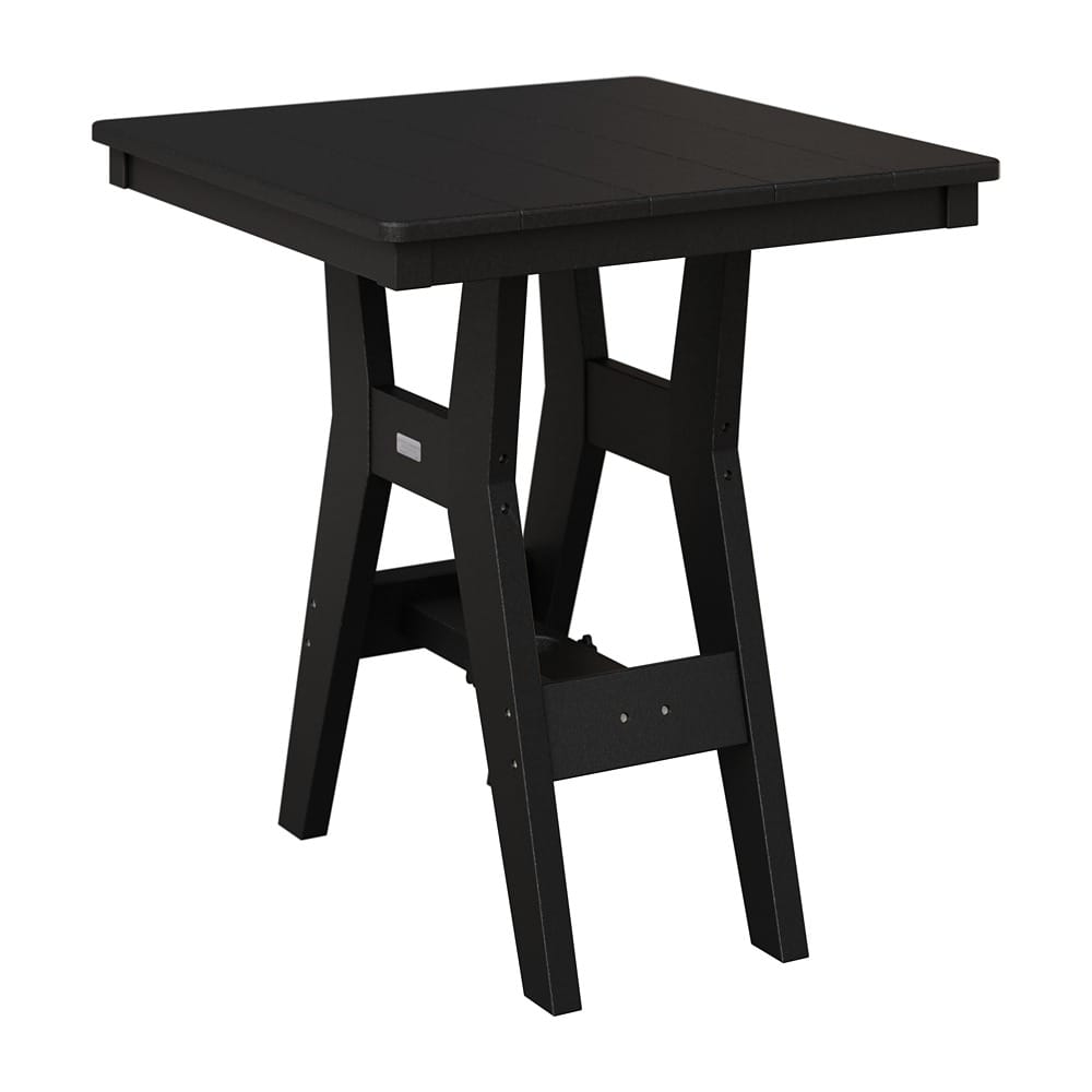 Berlin Gardens Poly Outdoor Bar Height Square Bistro Table