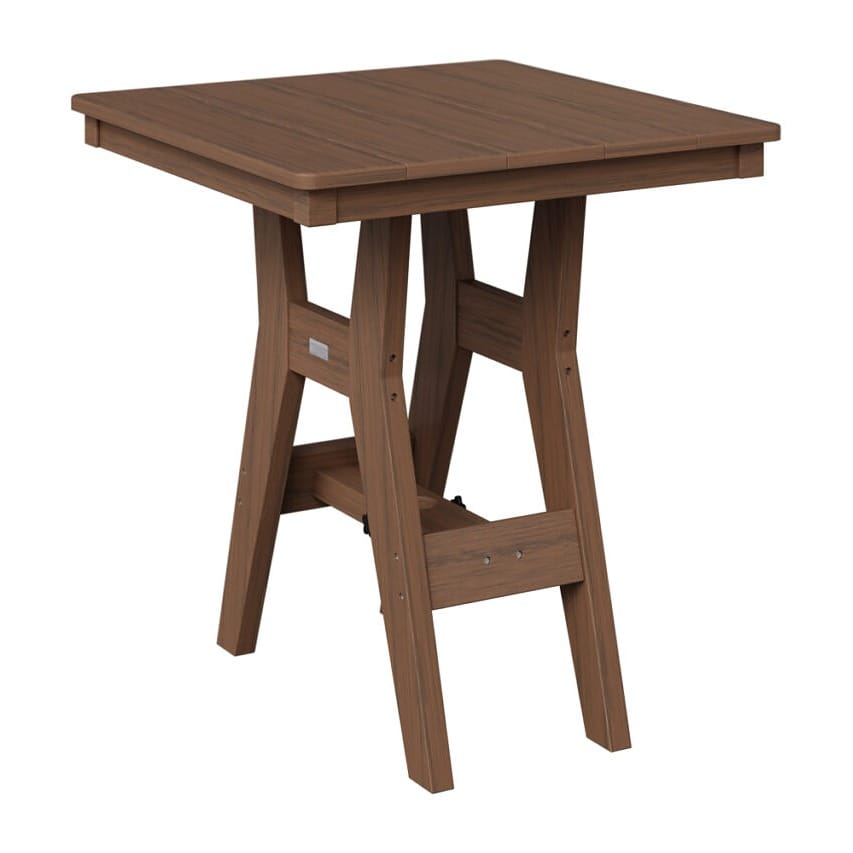 Berlin Gardens Poly Outdoor Bar Height Square Bistro Table