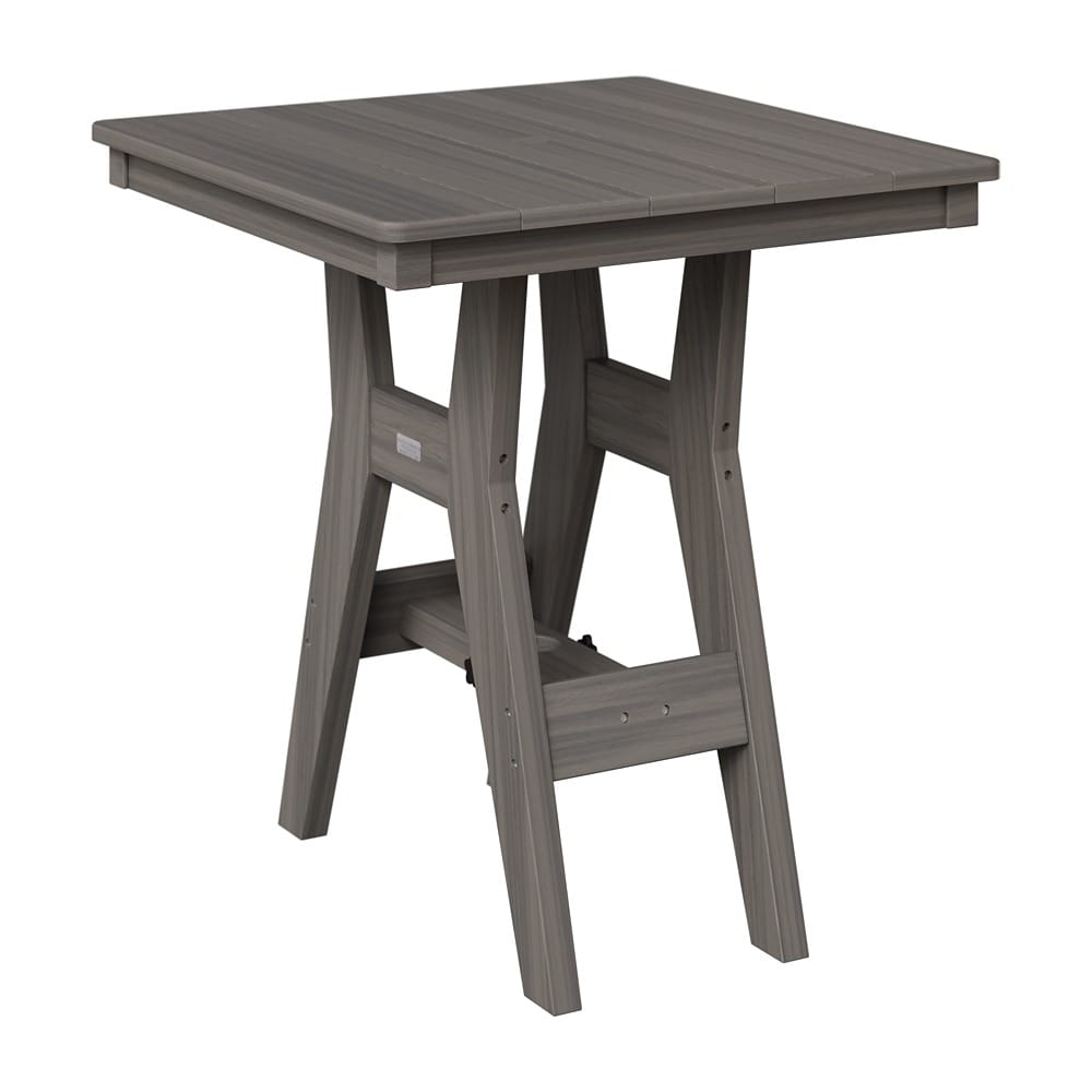 Berlin Gardens Poly Outdoor Bar Height Square Bistro Table