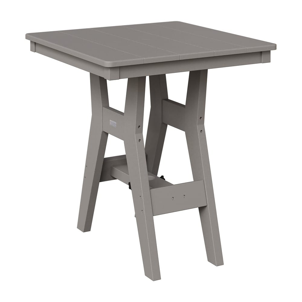 Berlin Gardens Poly Outdoor Bar Height Square Bistro Table