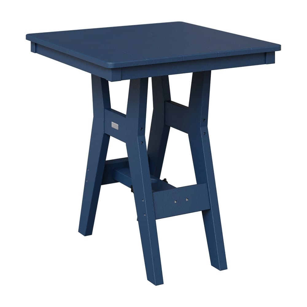 Berlin Gardens Poly Outdoor Bar Height Square Bistro Table