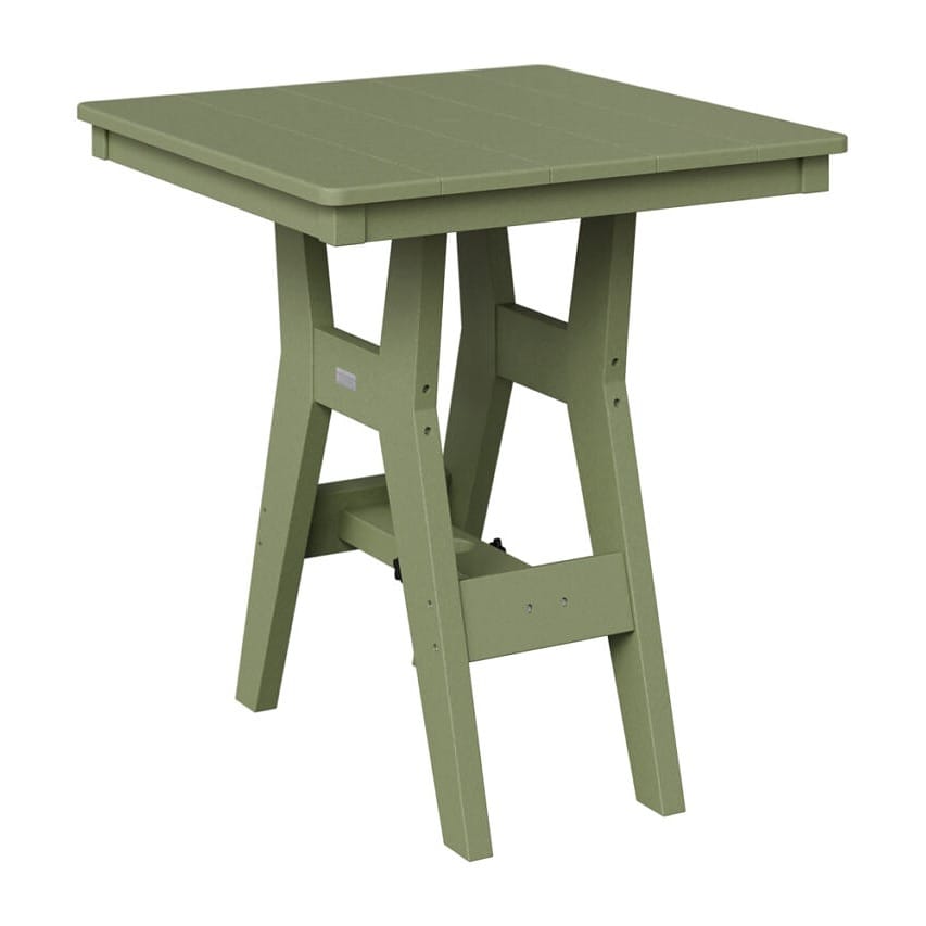 Berlin Gardens Poly Outdoor Bar Height Square Bistro Table