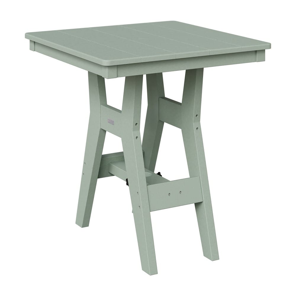 Berlin Gardens Poly Outdoor Bar Height Square Bistro Table