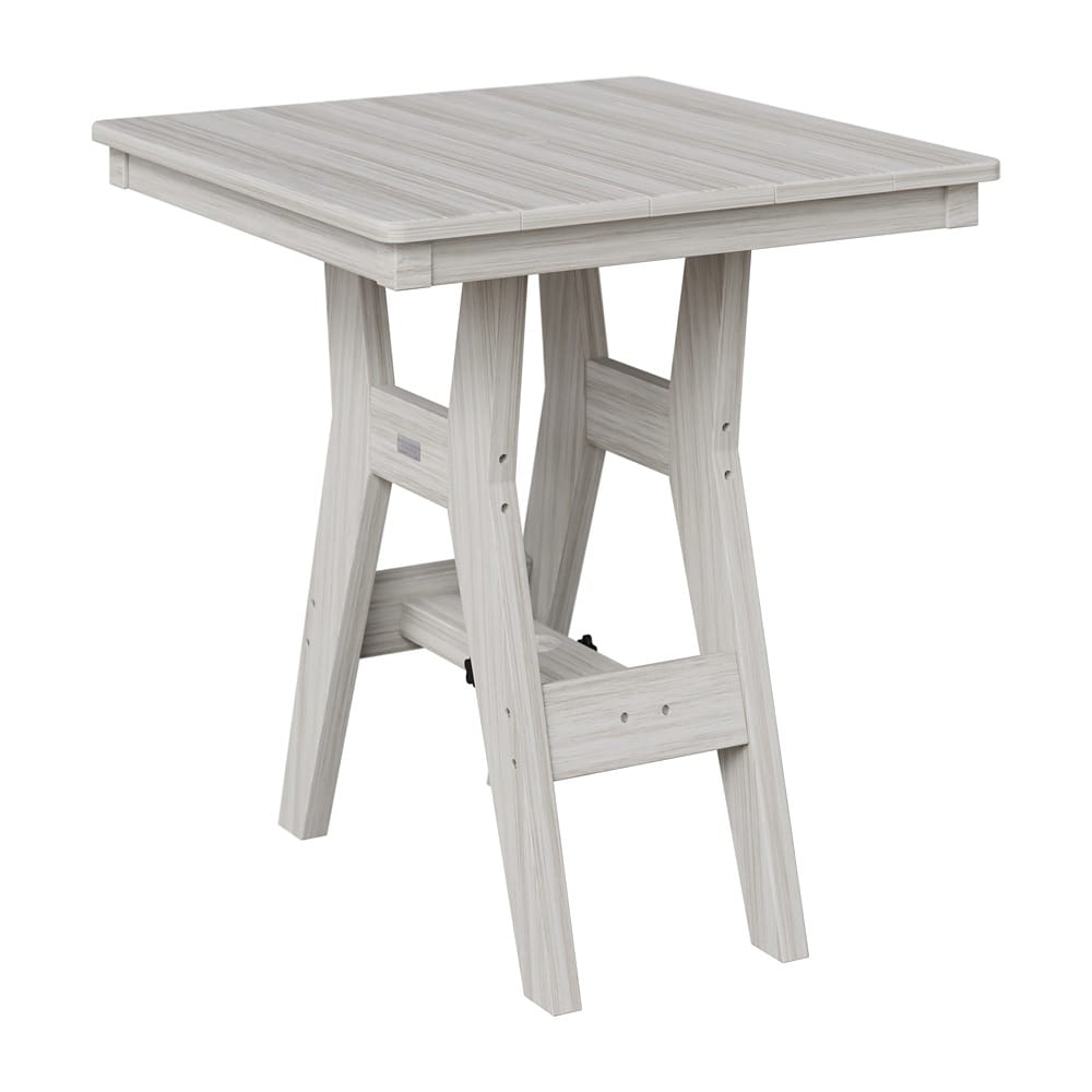 Berlin Gardens Poly Outdoor Bar Height Square Bistro Table