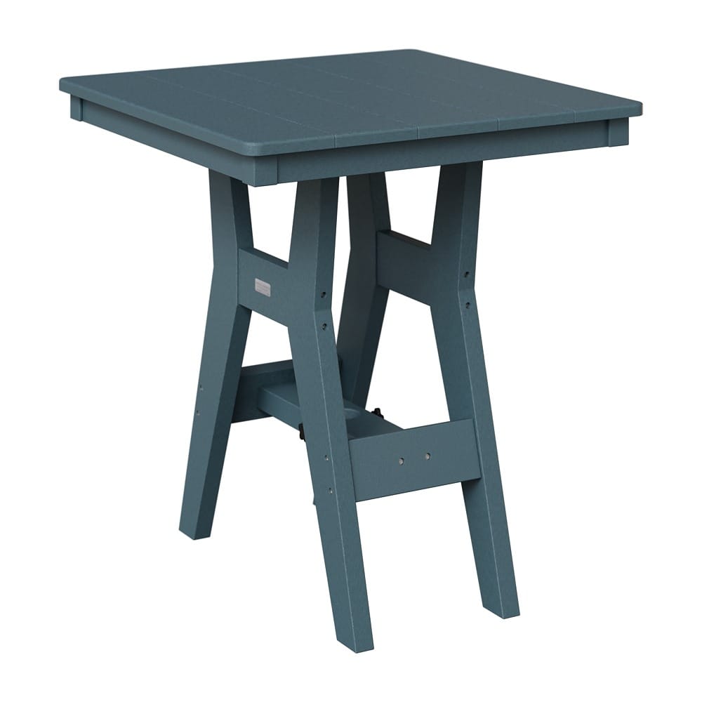 Berlin Gardens Poly Outdoor Bar Height Square Bistro Table