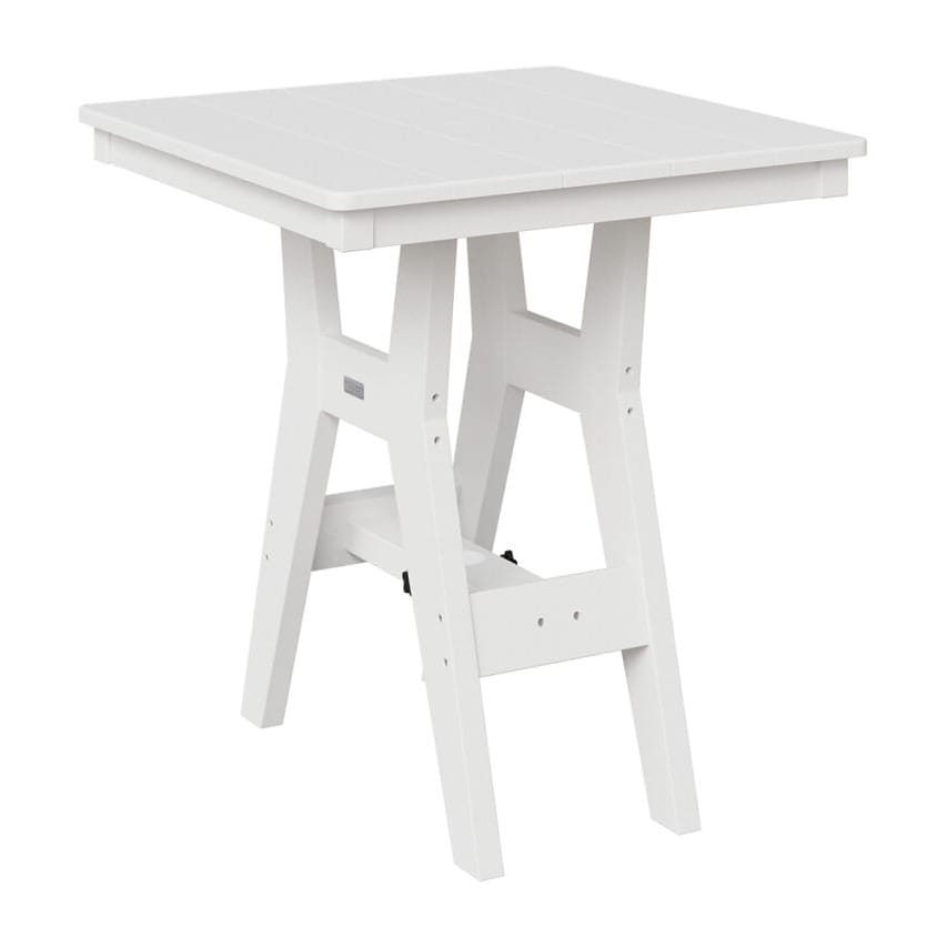Berlin Gardens Poly Outdoor Bar Height Square Bistro Table
