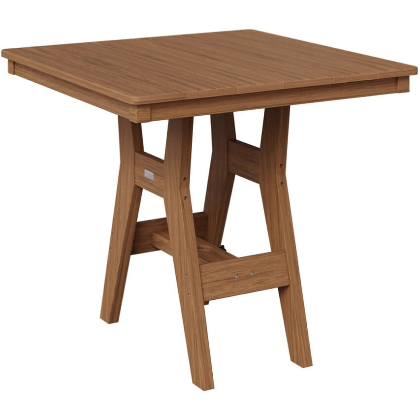 Berlin Gardens Poly Outdoor Bar Height Square Bistro Table