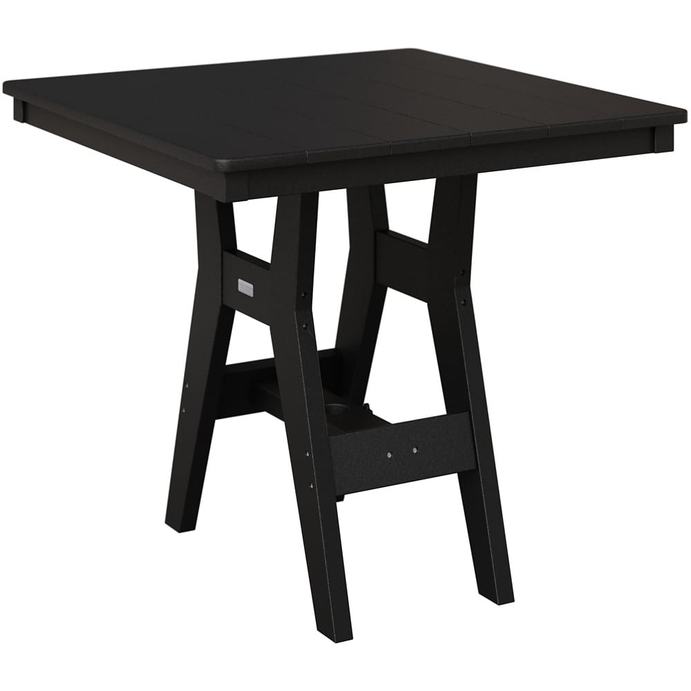 Berlin Gardens Poly Outdoor Bar Height Square Bistro Table
