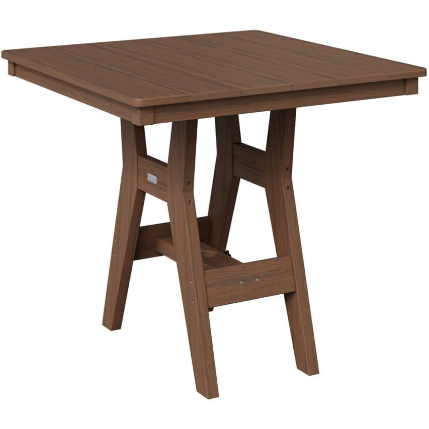 Berlin Gardens Poly Outdoor Bar Height Square Bistro Table