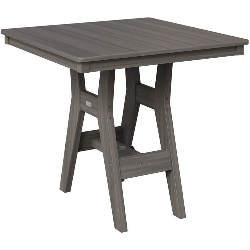 Berlin Gardens Poly Outdoor Bar Height Square Bistro Table