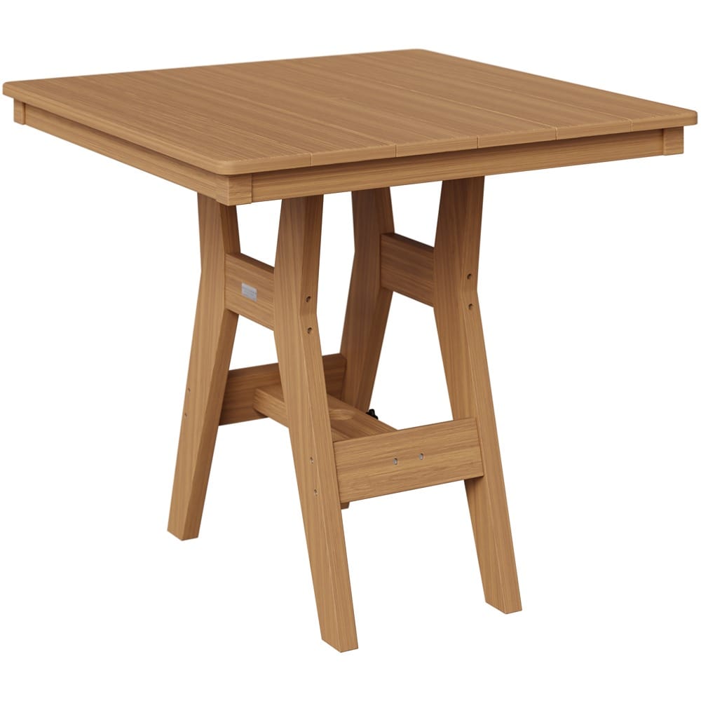 Berlin Gardens Poly Outdoor Bar Height Square Bistro Table