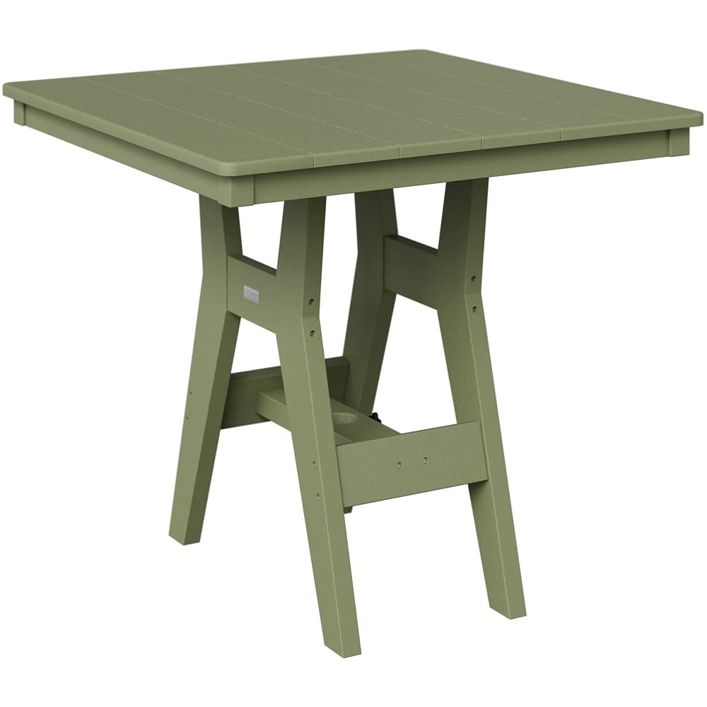 Berlin Gardens Poly Outdoor Bar Height Square Bistro Table