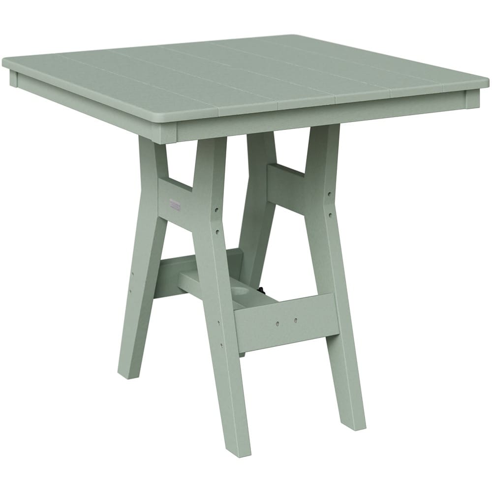 Berlin Gardens Poly Outdoor Bar Height Square Bistro Table