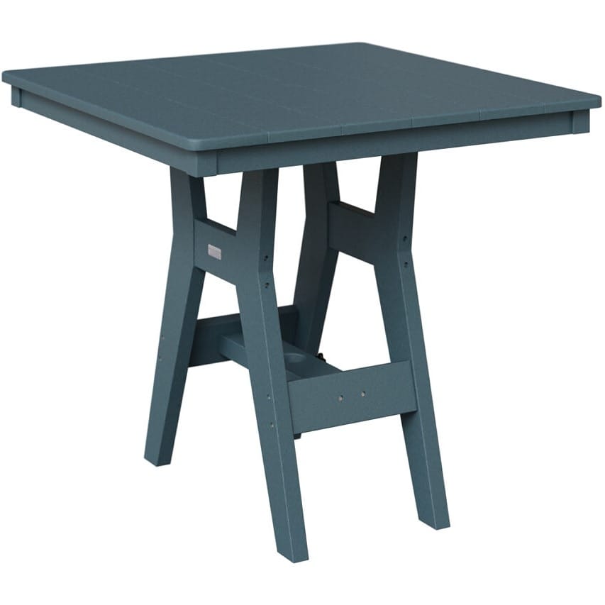 Berlin Gardens Poly Outdoor Bar Height Square Bistro Table