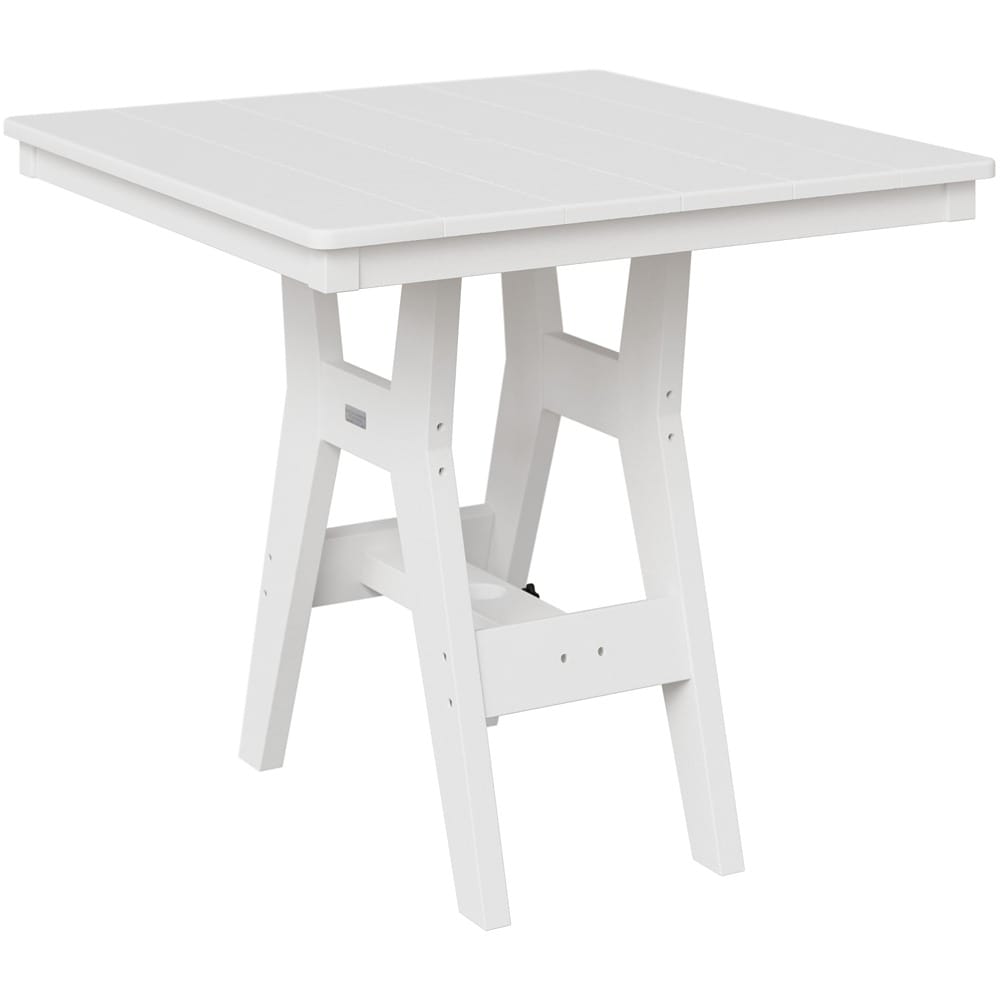 Berlin Gardens Poly Outdoor Bar Height Square Bistro Table