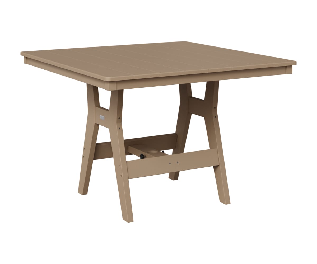 Berlin Gardens Poly Outdoor Bar Height Square Bistro Table