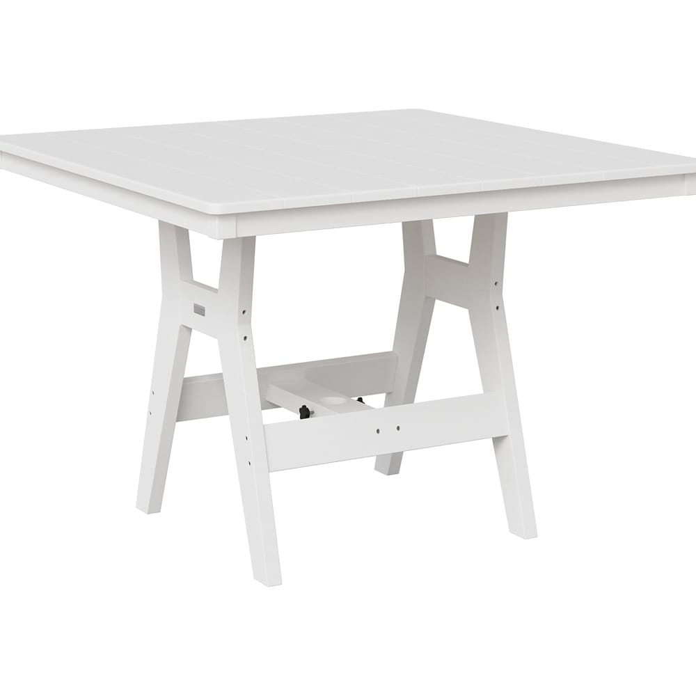 Berlin Gardens Poly Outdoor Bar Height Square Bistro Table