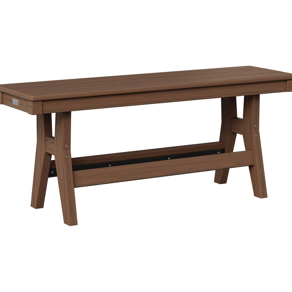 Berlin Gardens Outdoor Poly Backless Dining Bench