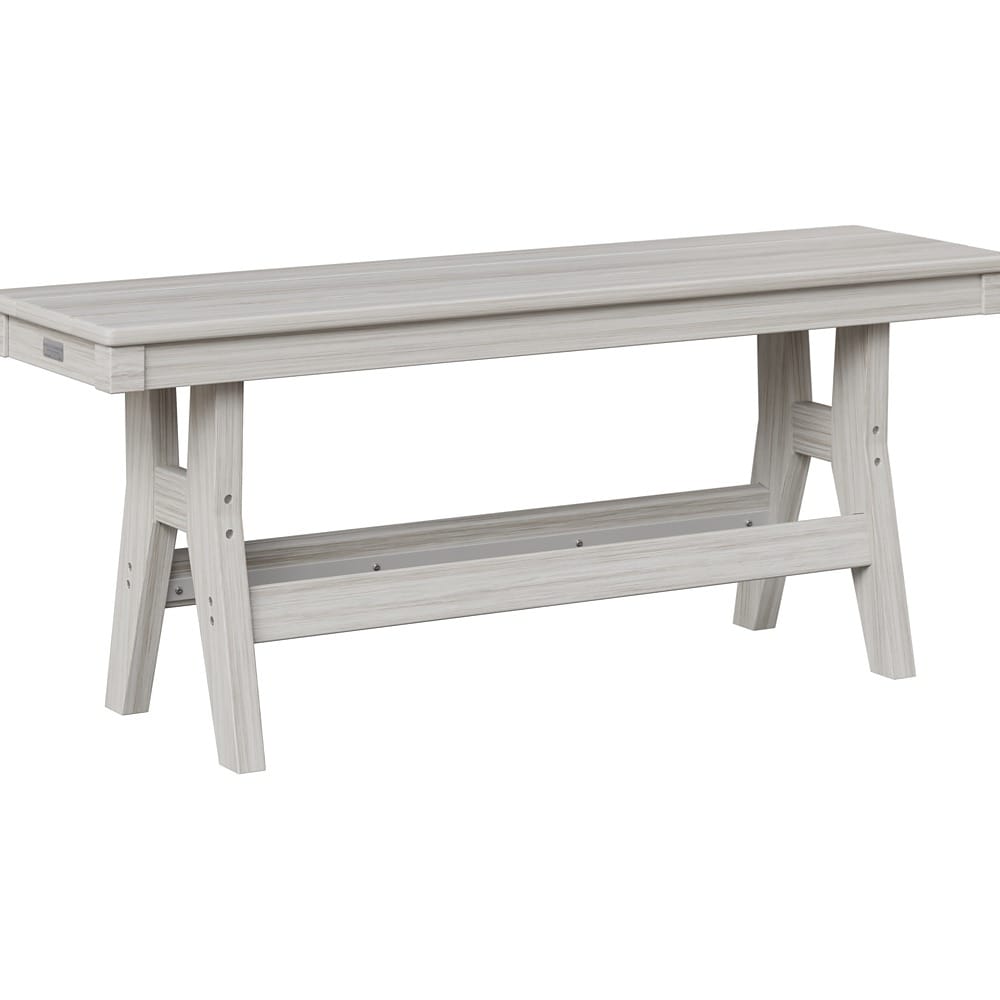 Berlin Gardens Outdoor Poly Backless Dining Bench