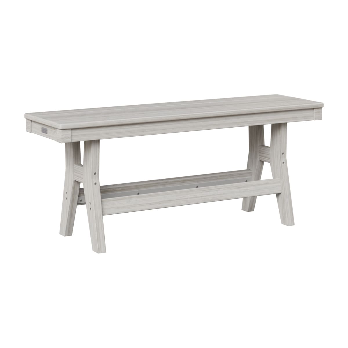 Berlin Gardens Outdoor Poly Backless Dining Bench