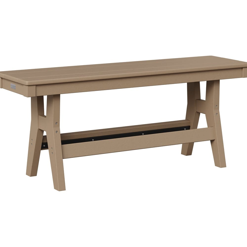 Berlin Gardens Outdoor Poly Backless Dining Bench