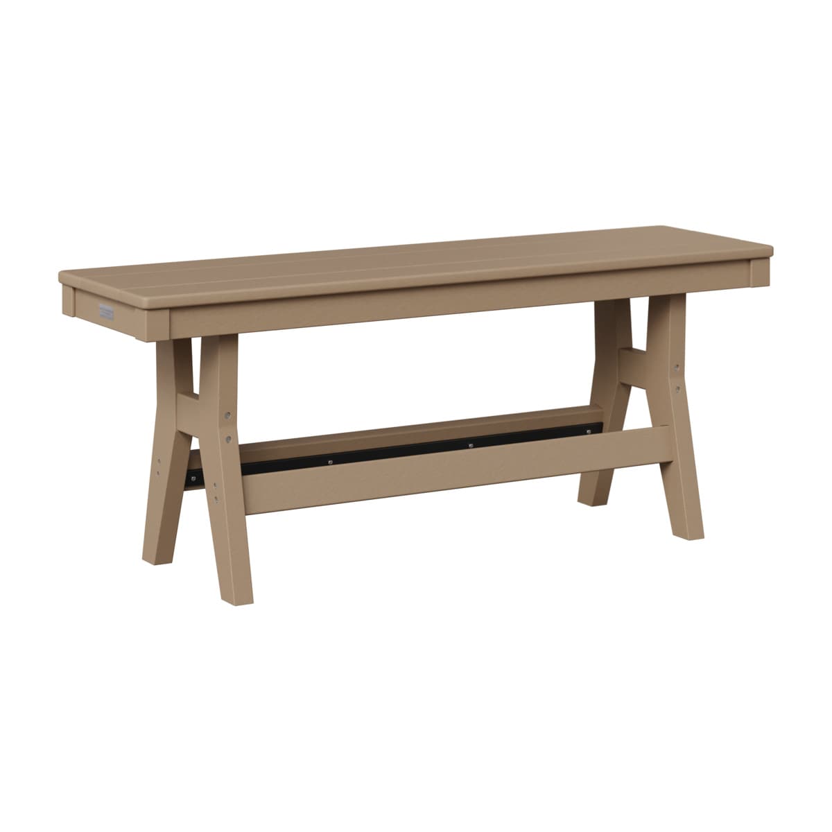 Berlin Gardens Outdoor Poly Backless Dining Bench