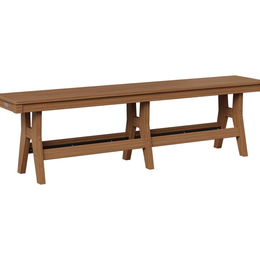 Berlin Gardens Outdoor Poly Backless Dining Bench