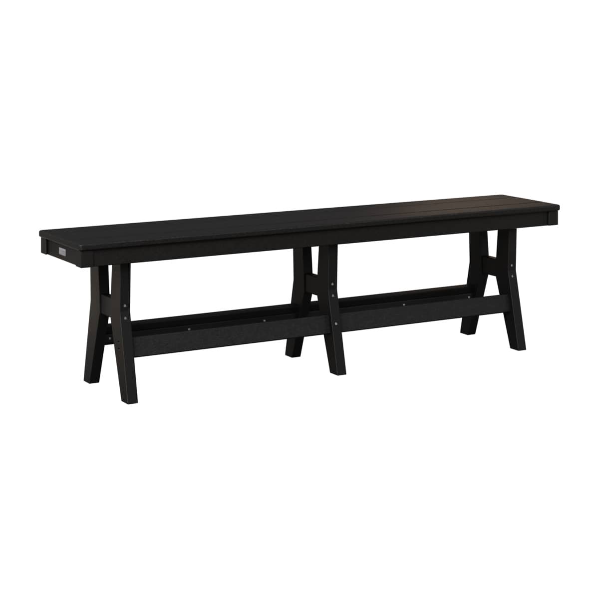Berlin Gardens Outdoor Poly Backless Dining Bench