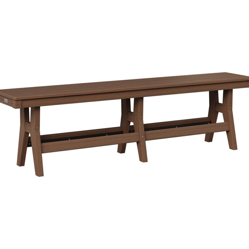 Berlin Gardens Outdoor Poly Backless Dining Bench