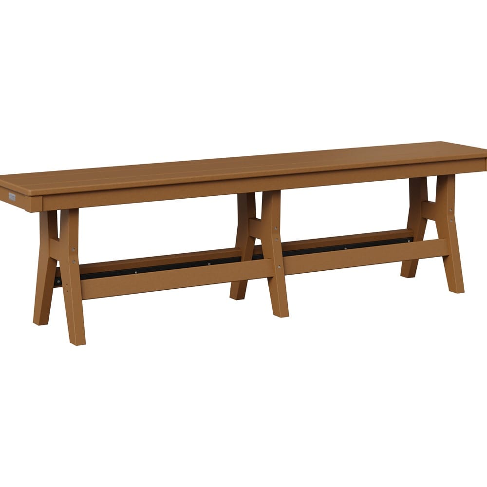 Berlin Gardens Outdoor Poly Backless Dining Bench