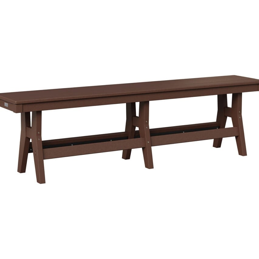 Berlin Gardens Outdoor Poly Backless Dining Bench