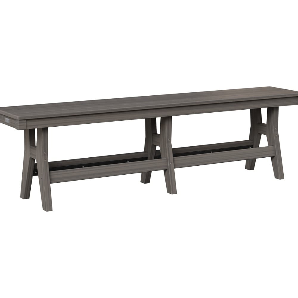 Berlin Gardens Outdoor Poly Backless Dining Bench