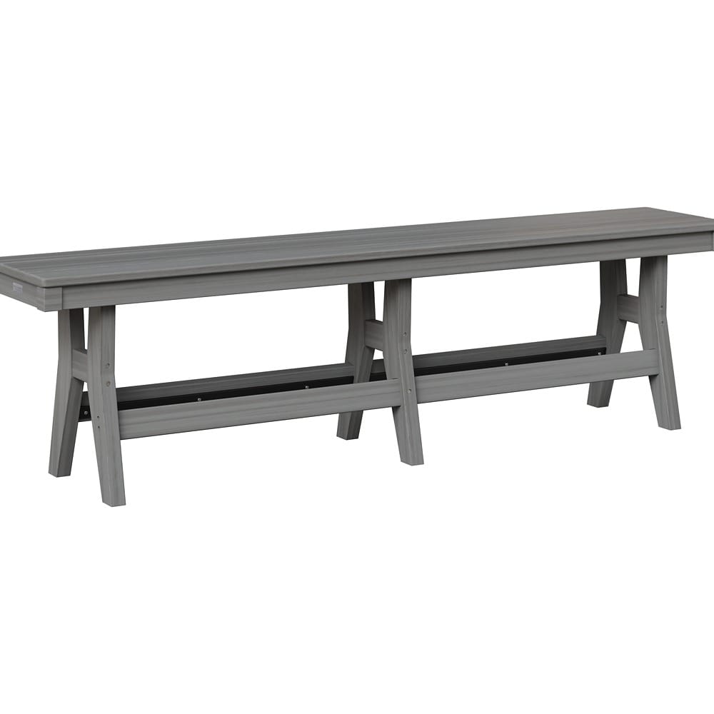 Berlin Gardens Outdoor Poly Backless Dining Bench