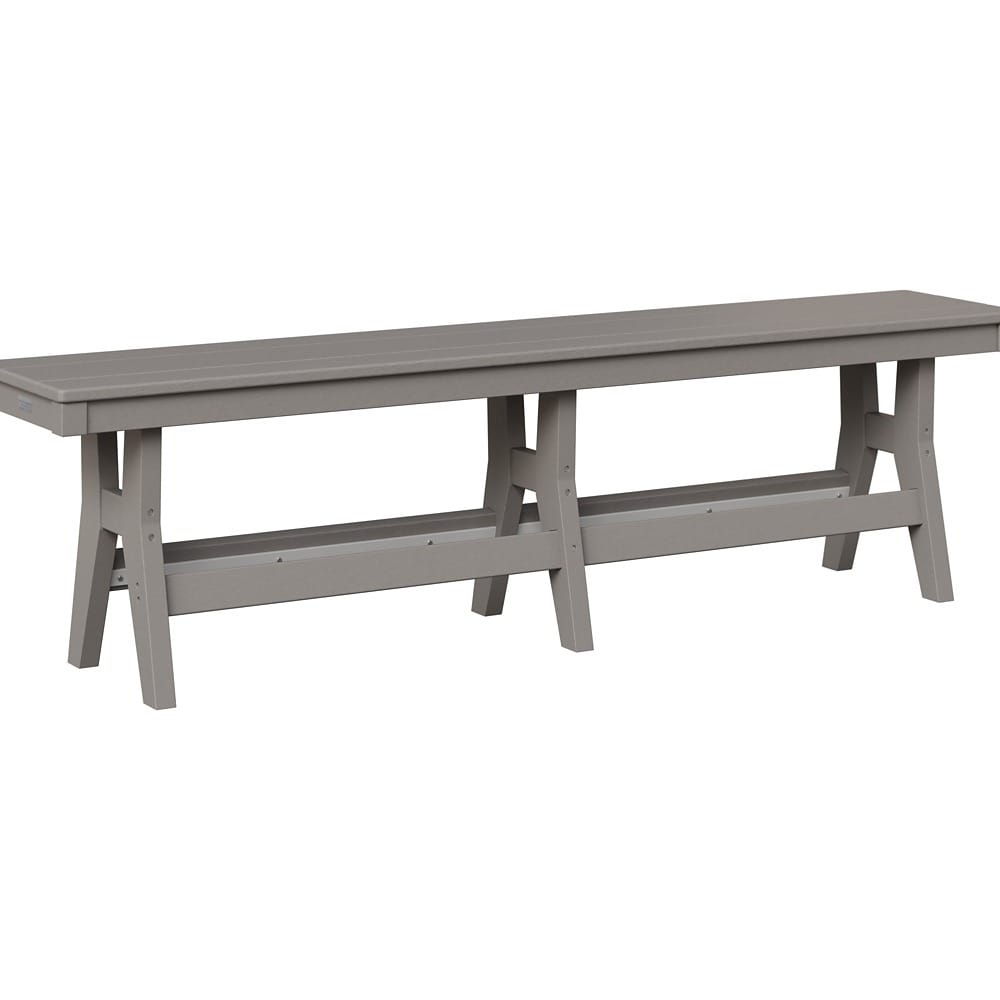Berlin Gardens Outdoor Poly Backless Dining Bench