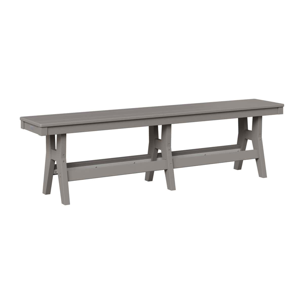 Berlin Gardens Outdoor Poly Backless Dining Bench