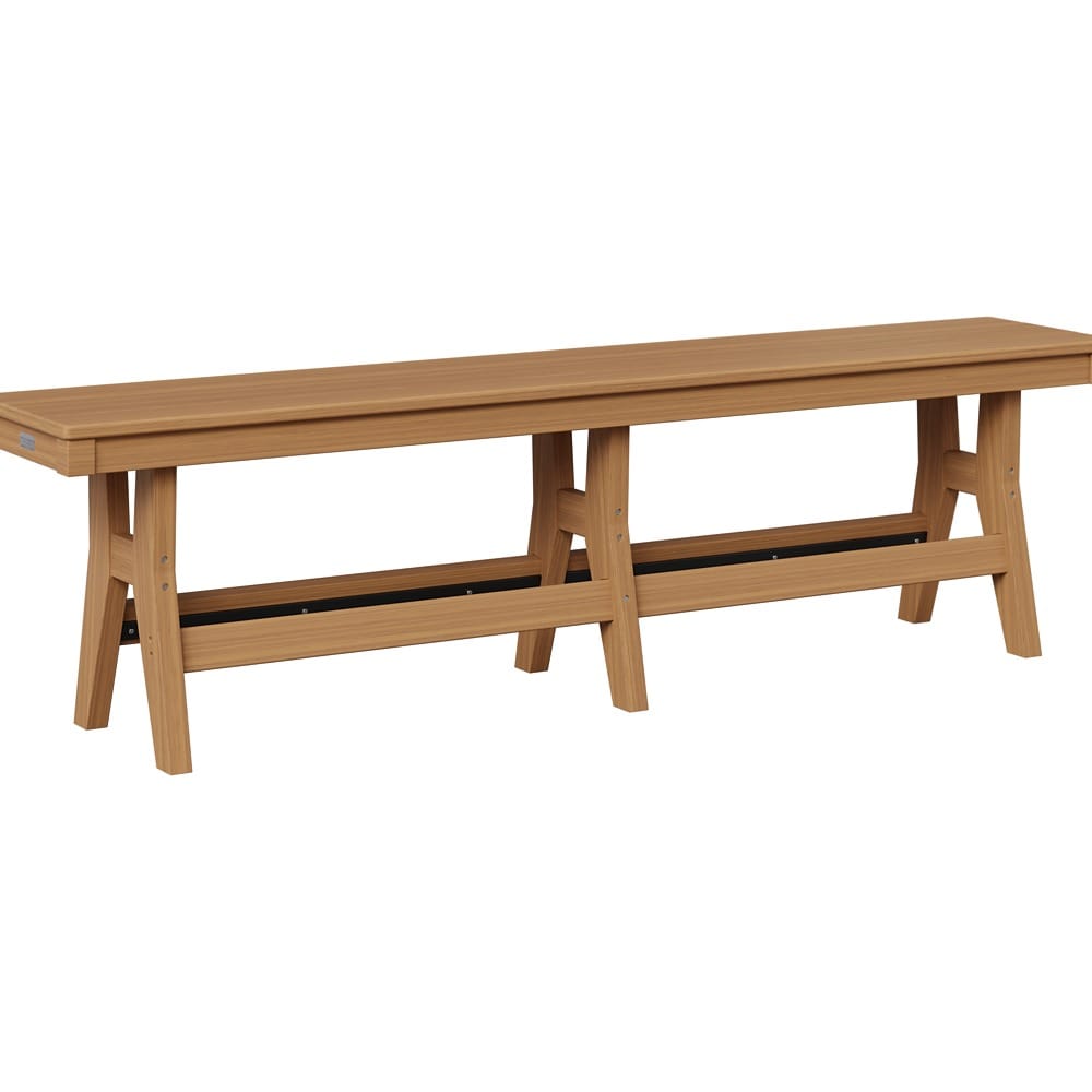 Berlin Gardens Outdoor Poly Backless Dining Bench