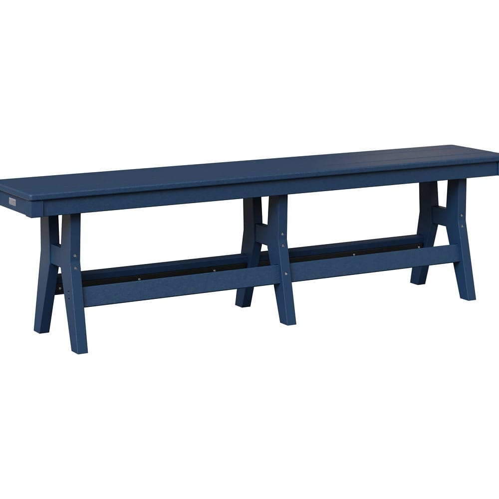 Berlin Gardens Outdoor Poly Backless Dining Bench