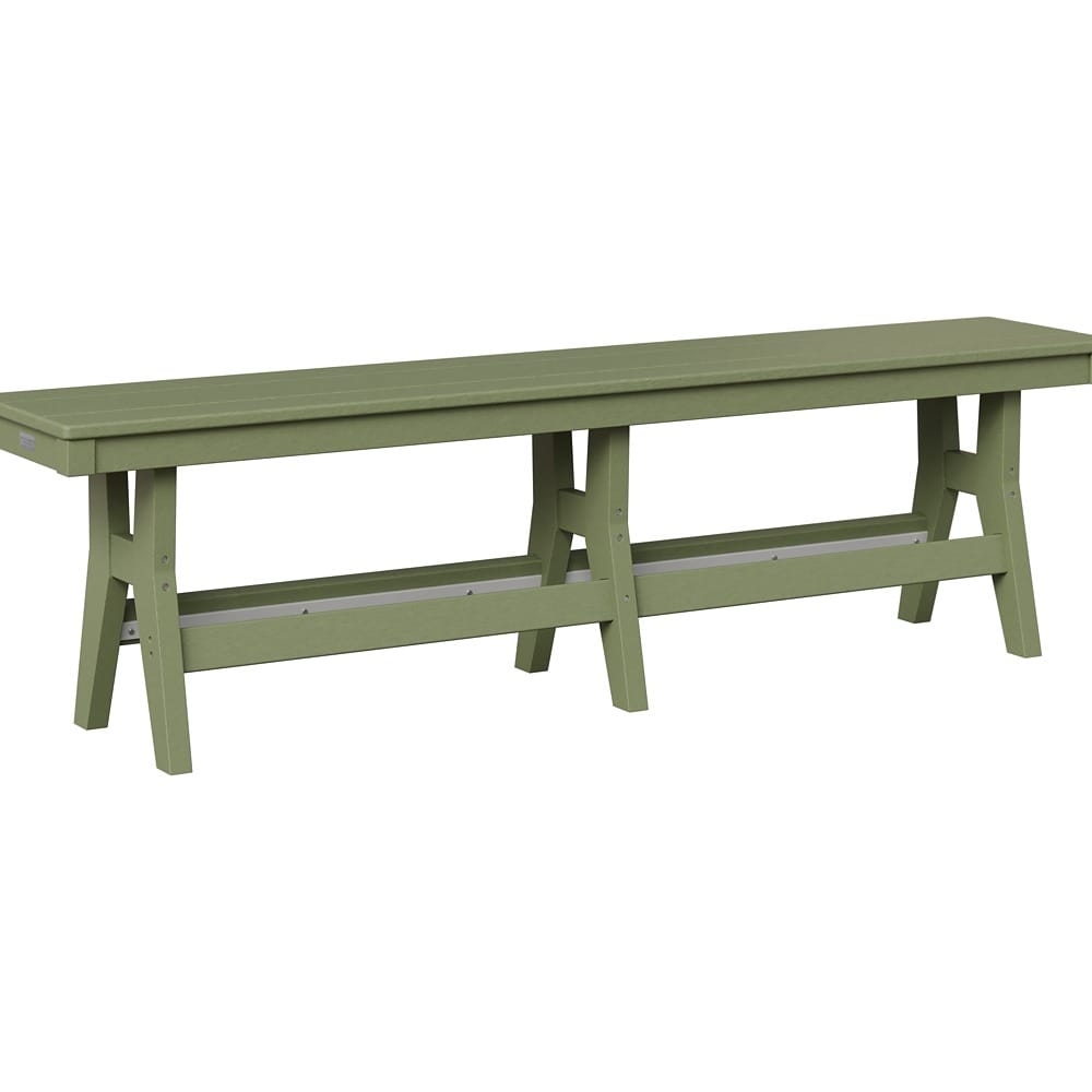 Berlin Gardens Outdoor Poly Backless Dining Bench