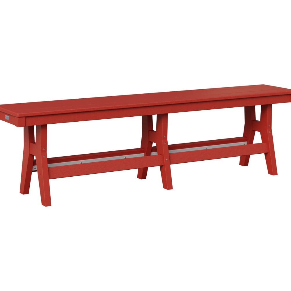 Berlin Gardens Outdoor Poly Backless Dining Bench