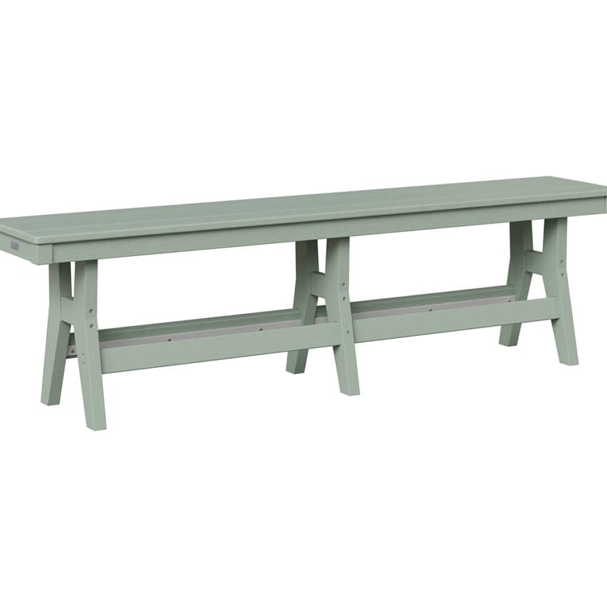 Berlin Gardens Outdoor Poly Backless Dining Bench