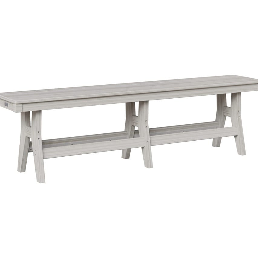 Berlin Gardens Outdoor Poly Backless Dining Bench