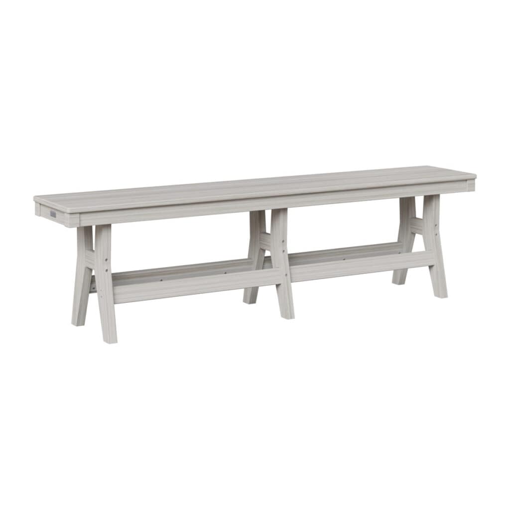 Berlin Gardens Outdoor Poly Backless Dining Bench