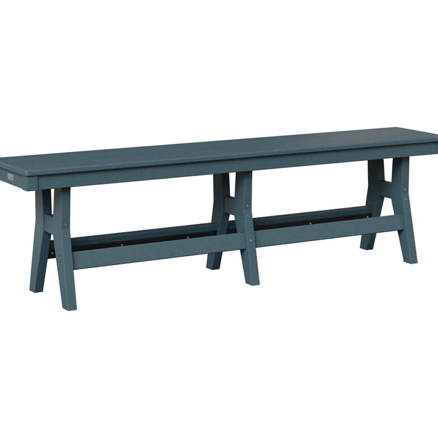 Berlin Gardens Outdoor Poly Backless Dining Bench
