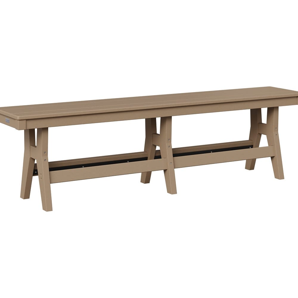 Berlin Gardens Outdoor Poly Backless Dining Bench