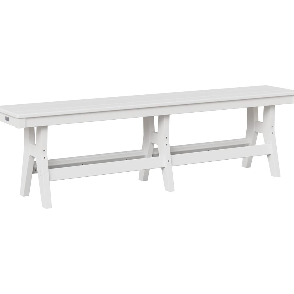 Berlin Gardens Outdoor Poly Backless Dining Bench