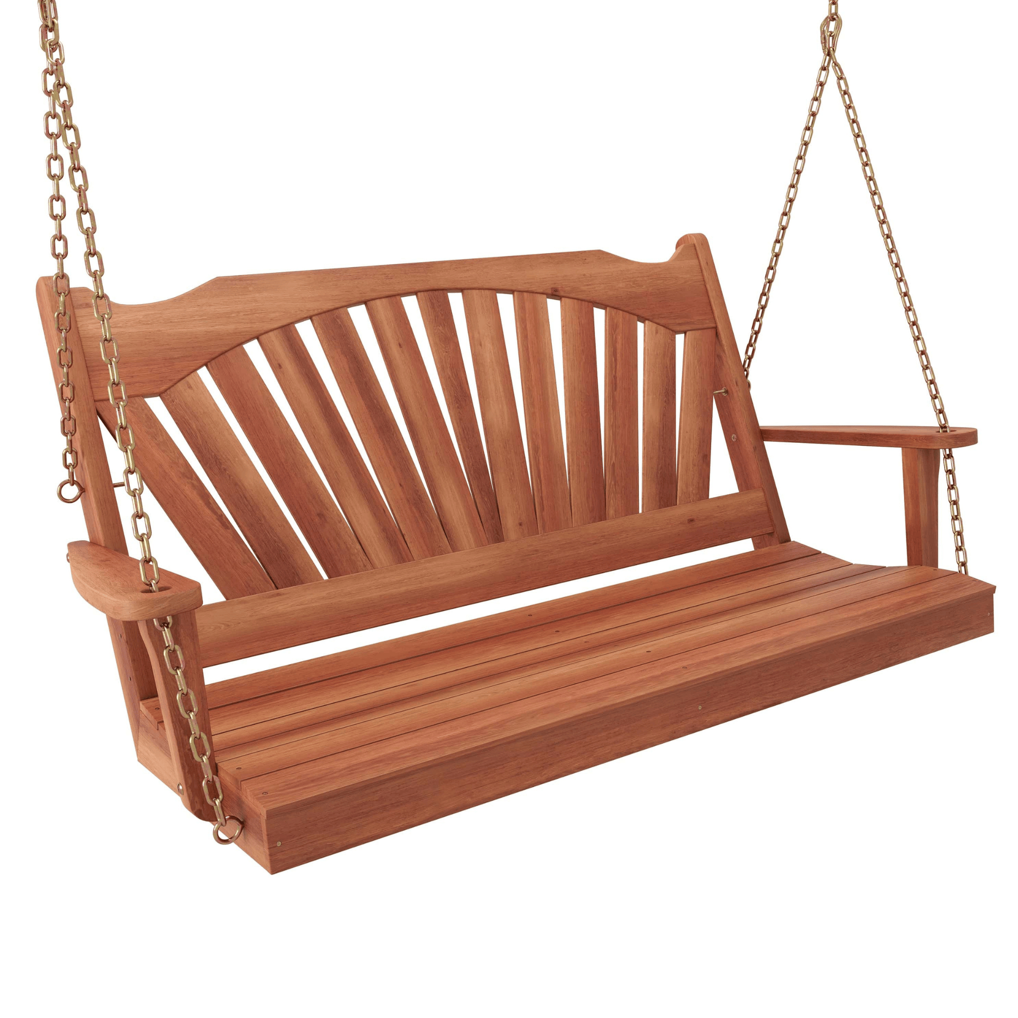 Keystone Amish Co. Sunburst Red Cedar Porch Swing