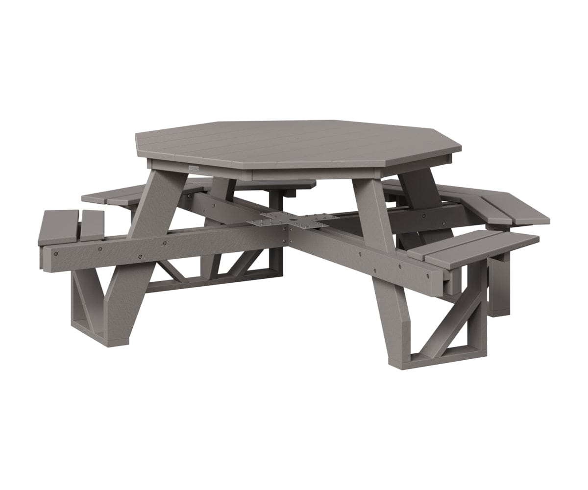 Berlin Gardens Ada Outdoor Poly Lumber Octagon Picnic Table