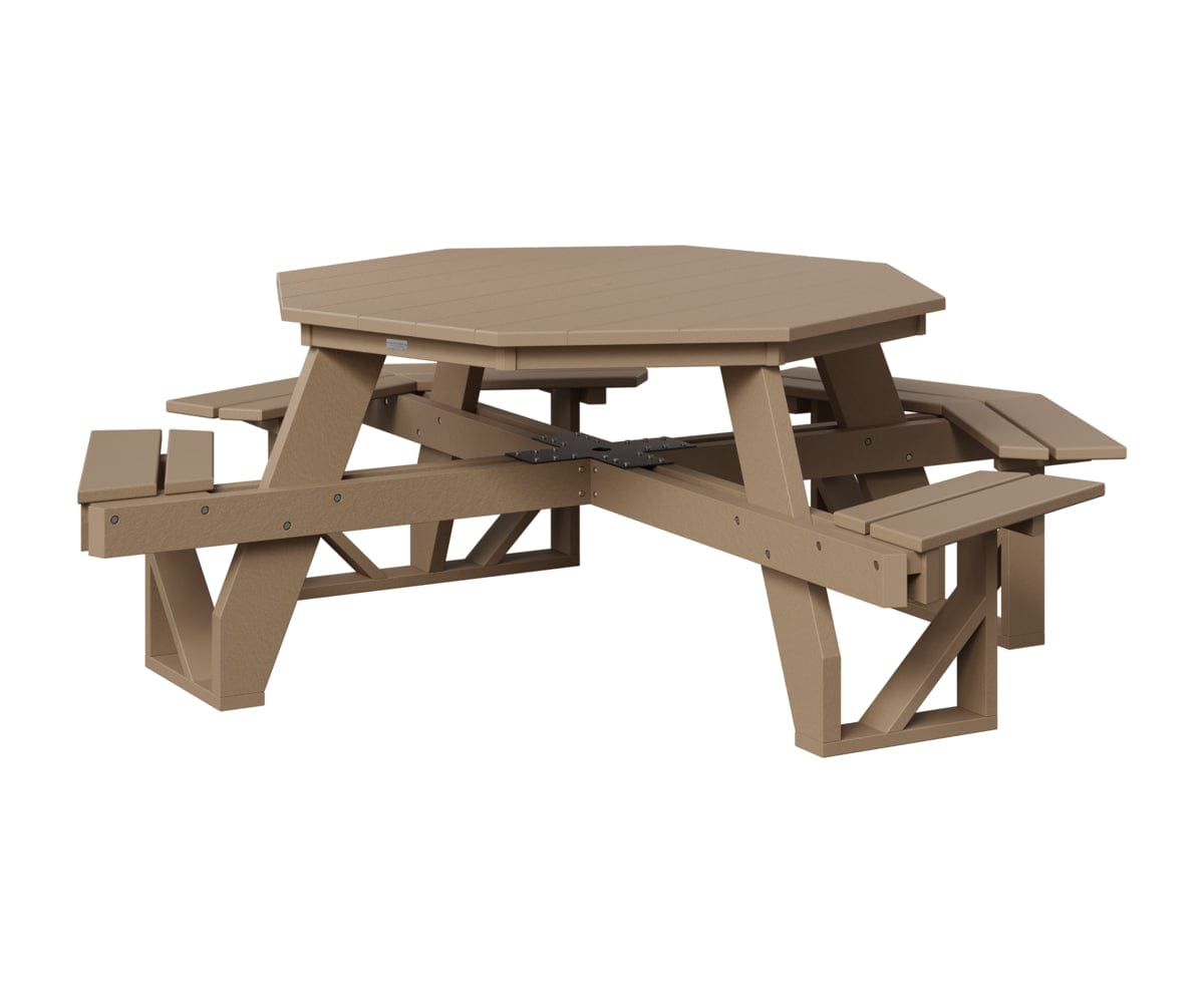 Berlin Gardens Ada Outdoor Poly Lumber Octagon Picnic Table
